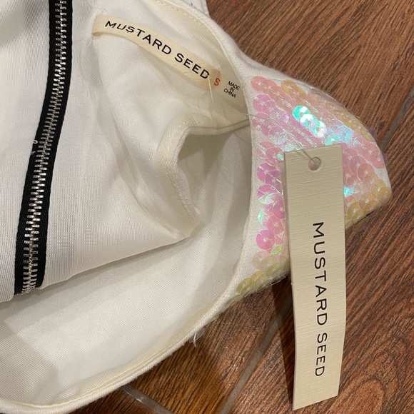 Mustard Seed 2 Piece Sequin Top & Skirt NWT 💕 - Picture 7 of 7